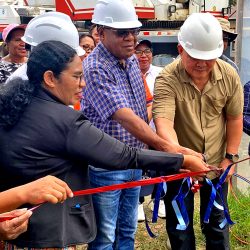 Bernhard Rondonuwu Resmikan Proyek Rehabilitasi Drainase untuk Atasi Banjir Kota Sorong