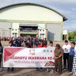 Peringati HUT Ke-25, Ikaswara Gelar Jalan Santai