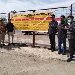 Ditreskrimsus Polda PBD Sosialisasi Pemasangan Spanduk Penyaluran BBM Subsidi Pada 3 SPBU