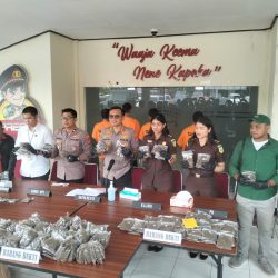 Polresta Musnahkan Barang Bukti Narkotika Jenis Ganja 6,5 Kg