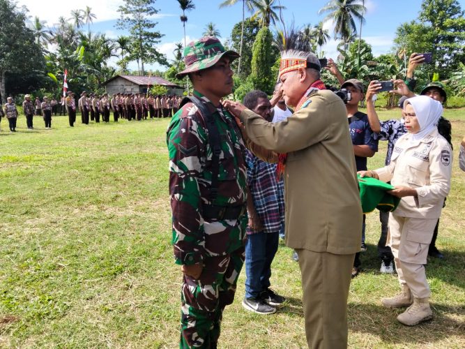 Wakil Bupati Kabsor Buka TMMD Ke-124