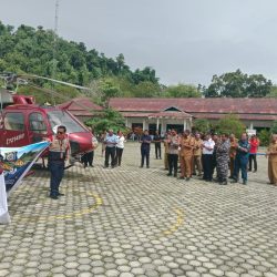 Dukung Kelancaran Pembangunan, Pemkab Raja Ampat Hadirkan Transportasi Helicopter