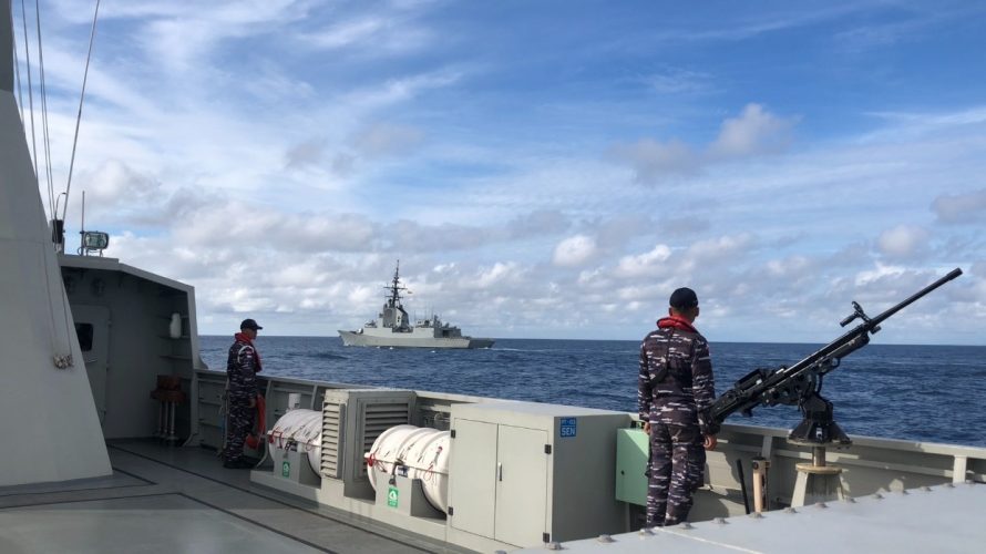 TNI AL Kawal Kapal Perang Spanyol di ALKI III