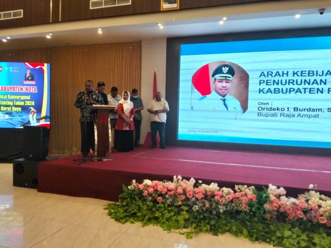 Bupati Raja Ampat Tegaskan Komitmen Tekan Stunting Lewat Visi Raja Ampat Bangkit