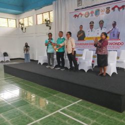 Staf Ahli Bidang Ekubang Buka Kejurda Taekwondo Provinsi PBD