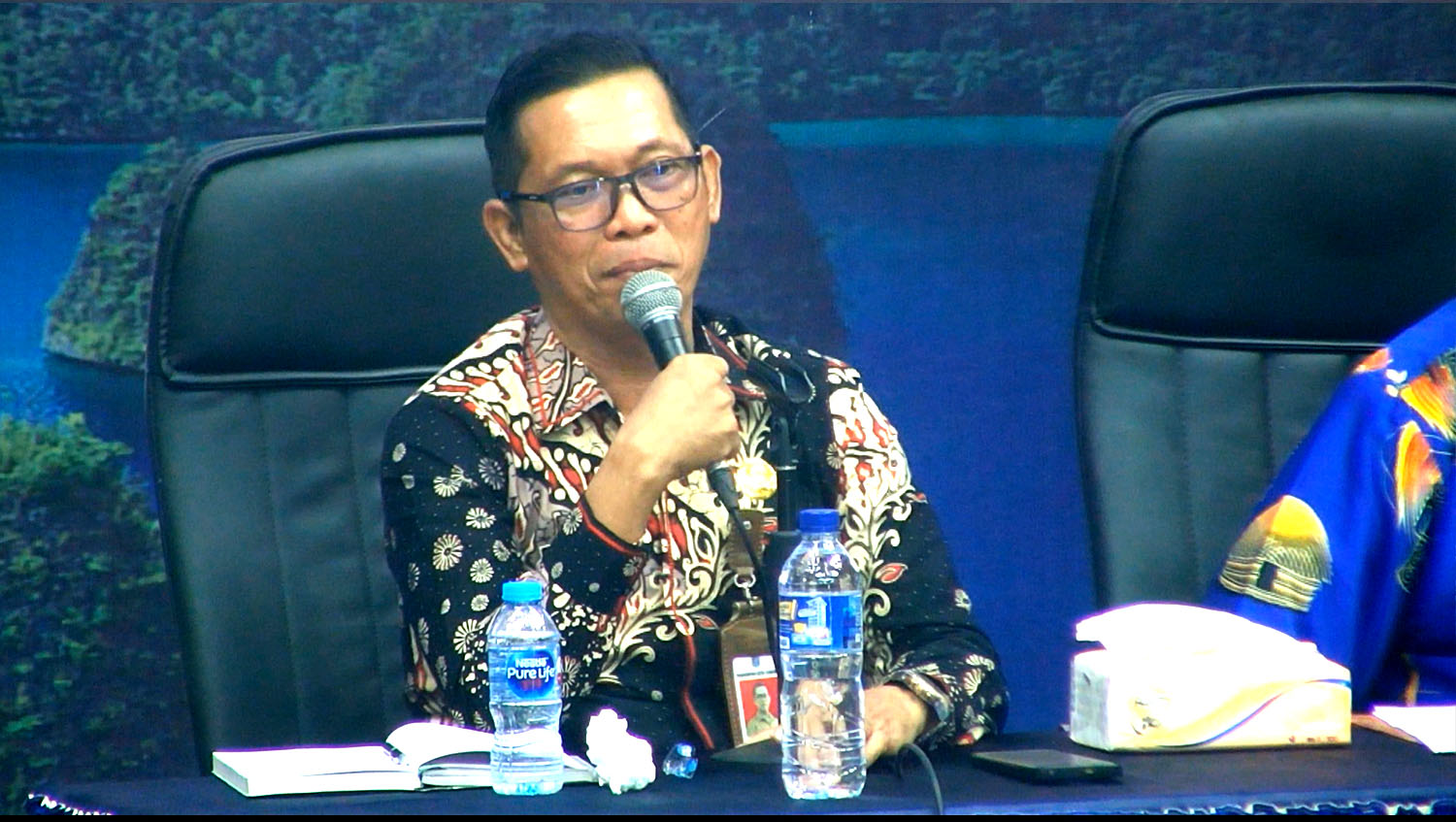 Pj. Sekretaris Daerah yang juga Asisten Bidang Administrasi, Perekonomian dan Pembangunan Setda Kota Sorong, Thamrin Tajuddin, S.T., M.M