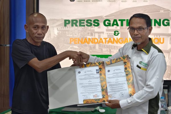 UNAMIN Tandatangan Kontrak Dengan Sejumlah Media di Papua Barat Daya