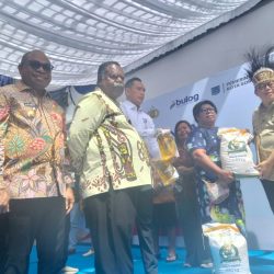 Bulog Cabang Sorong dan Komisi IV DPR RI Salurkan Bantuan Pangan di KotaSorong