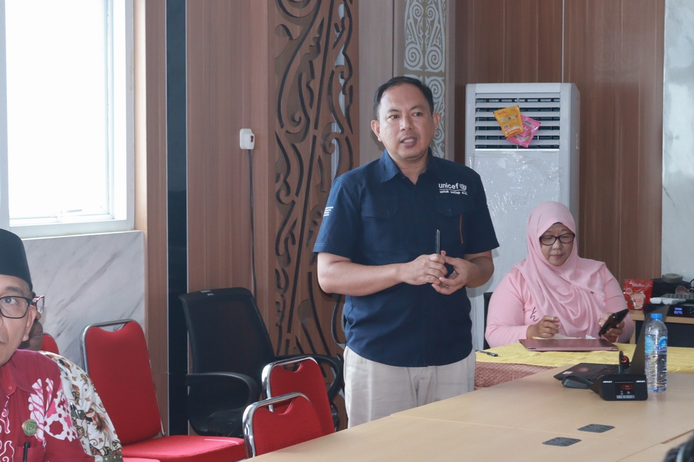 Firmansyah, Perwakilan Unicef Papua Barat dan Papua Barat Daya.