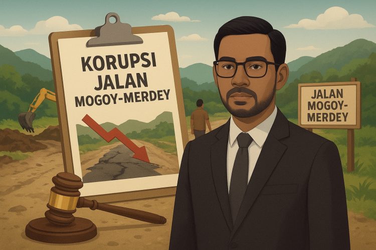 Advokad Yan Ch. Warinussy, Kritisi Penerapan Hukum Dan Endus Kejanggalan Terkait Kasus Korupsi Jalan Mogoy Merdey