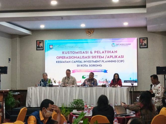Pemkot Sorong Mantapkan Pengelolaan Investasi Daerah Lewat Pelatihan Sistem CIP