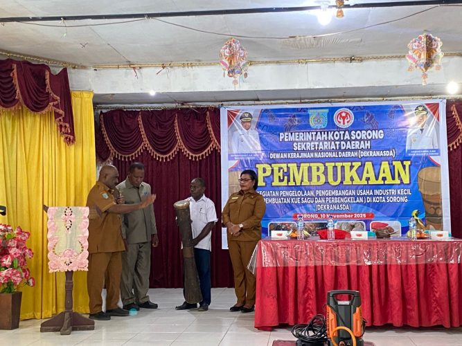 Pemkot Sorong Latih Warga Kelola Industri Kecil: Kembangkan Olahan Sagu dan Kemandirian Jasa Bengkel