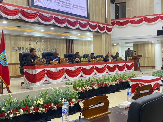 Fraksi DPRK Sorong Soroti Defisit dan Rendahnya Belanja Modal dalam Raperda APBD 2026