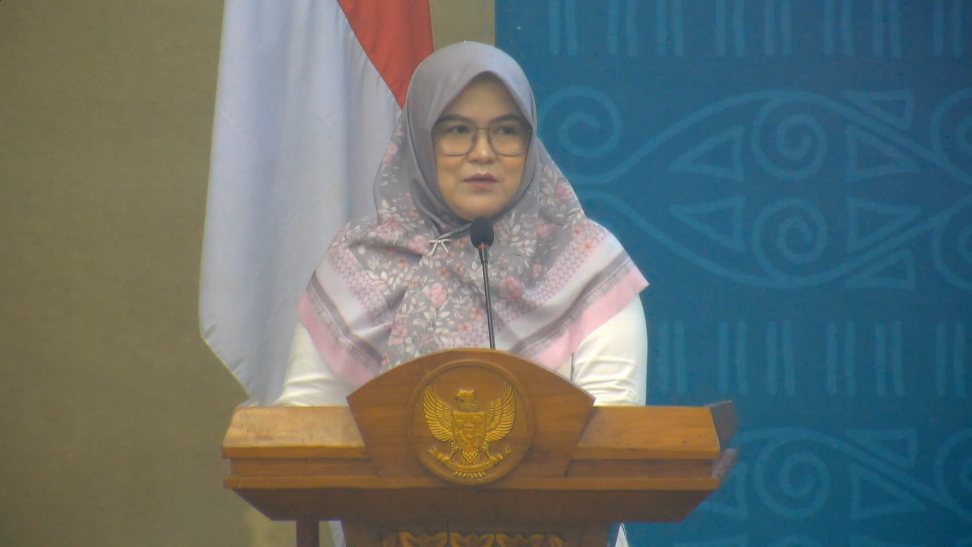 Ketua Panitia kegiatan, Diah Savitri, S.Pt., M.Pd., yang juga Kepala Seksi Kurikulum dan Penilaian Bidang SD Dinas Pendidikan Kota Sorong