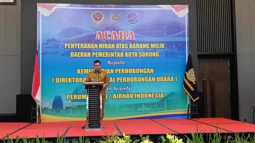 Pemkot Sorong Hibahkan Aset Rp26,4 Miliar ke Kemenhub dan AirNav