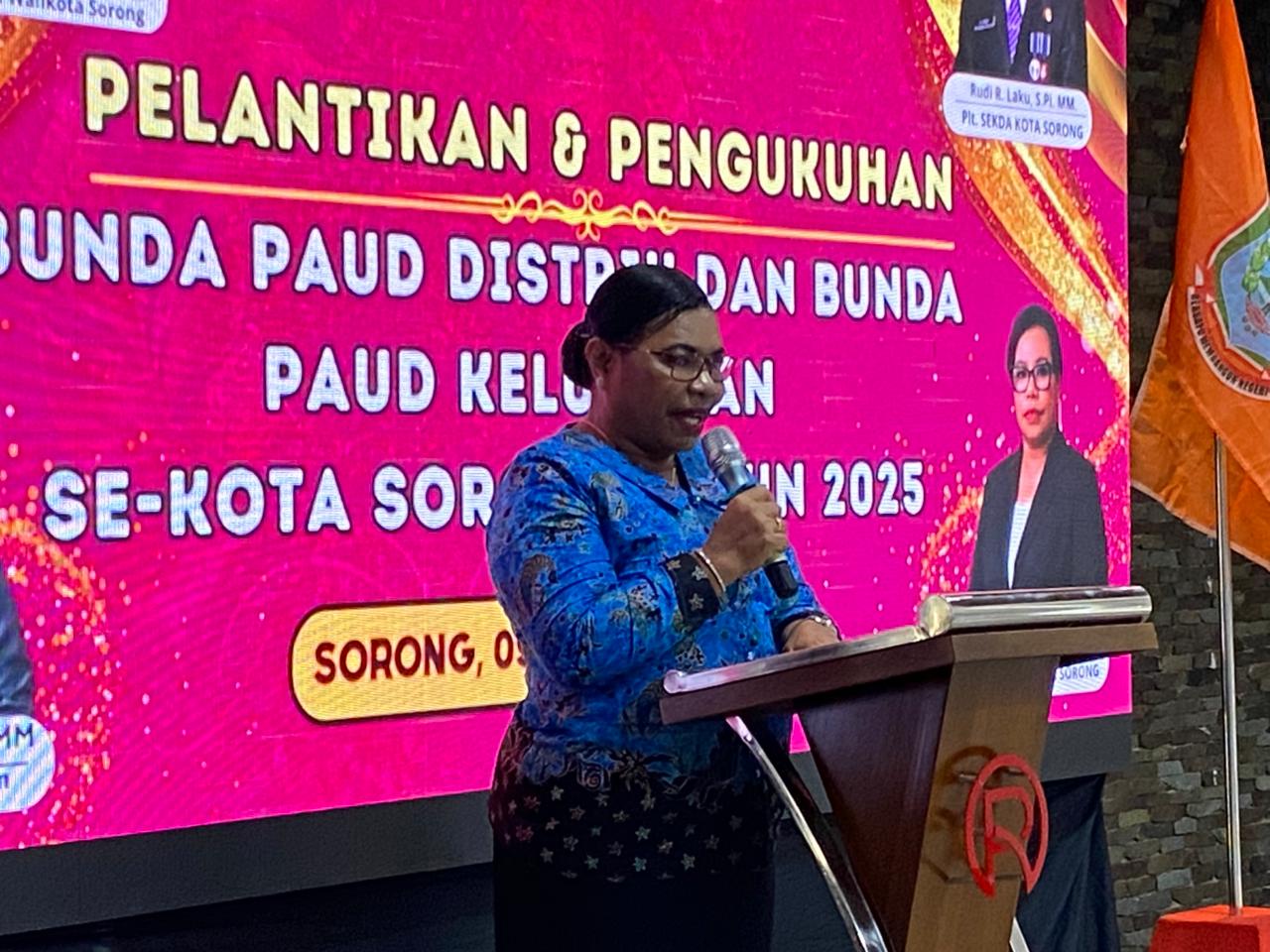 Ketua Bunda PAUD Kota Sorong, Jemima E. Lobat,