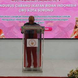 Bidan Diminta Fokus Turunkan Stunting, Wali Kota Sorong Soroti Penguatan SDM Papua