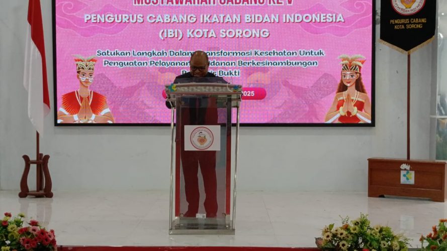 Bidan Diminta Fokus Turunkan Stunting, Wali Kota Sorong Soroti Penguatan SDM Papua