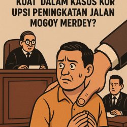 Benarkah Akalius Yanus Misiro Ditopang “Tangan Kuat” Dalam Kasus Korupsi Peningkatan Jalan Mogoy Merdey ?