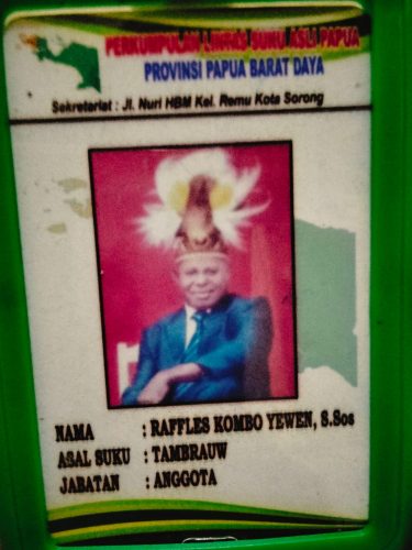 Kepala Suku Besar Abun,Minta Sekda Yang Diusulkan Pemkab, Harus Sesuai Dengan Keinginan Rakyat