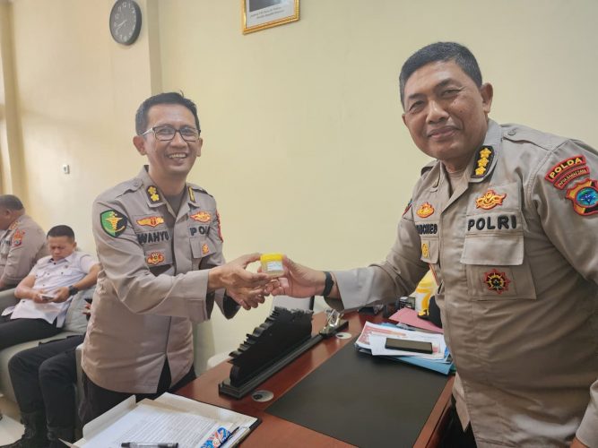 PJU Polda PBD Periksa Urine,Dinyatakan Bebas Narkotika