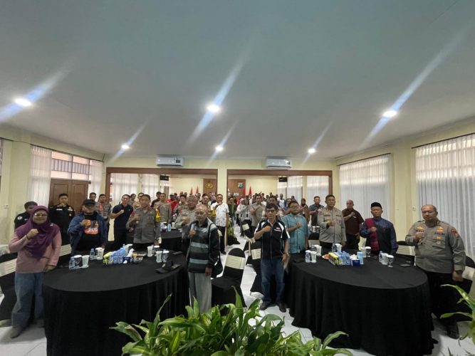 Polda PBD Gelar Buka Bersama Dengan Insan Pers