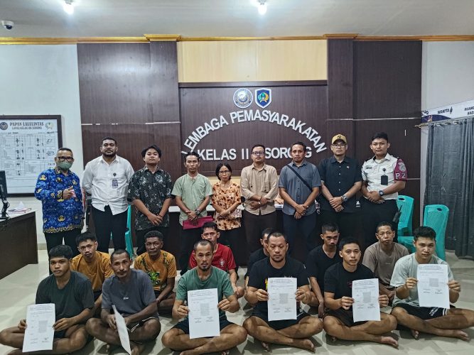 12 Tersangka Penambang Emas Ilegal Dilimpahkan Ditkrimsus Polda PBD ke Kejaksaan