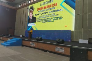 Lauching Gemar Makan Ikan Program Aspirasi RJK Di Kota Sorong