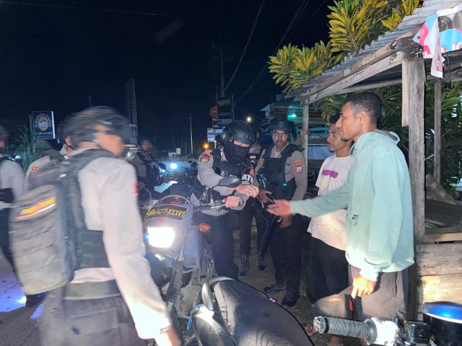 Direktorat Samapta Polda PBD Amankan Dua Pelaku Pencurian