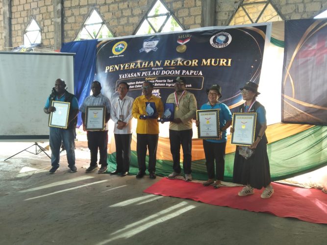 Doom Pulau Dijadikan Patokan Berbahasa Asing di Kota Sorong