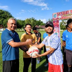 Polda PBD Dukung Pembinaan Anak Papua Lewat Turnamen Sepak Bola Trophy KU-15