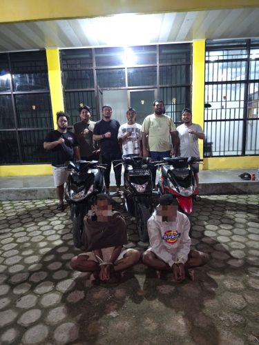 Tim Delta Wolf Jatanras Polda Papua Barat Daya Amankan Dua Pelaku Curanmor