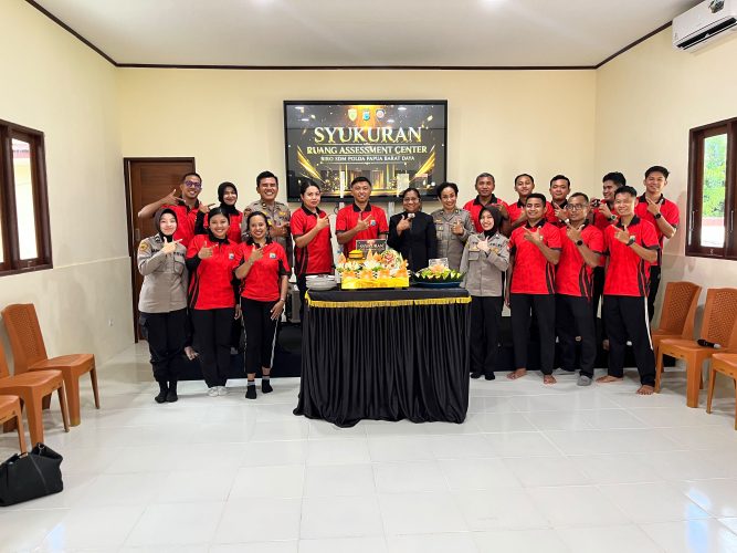 Biro SDM Polda PBD Gelar Syukuran Gedung Assesment Center