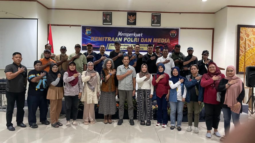 Polda PBD Gelar Silahturahmi Perkuat Kemitraan Polri dan Insan Pers