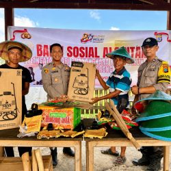 Polsek Klamono Serahkan Bantuan Alsintan Kepada Kelompok Tani Makmur