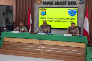 Propam Polda PBD Gelar Sidang Disiplin Terhadap Personel Mangkir Dinas