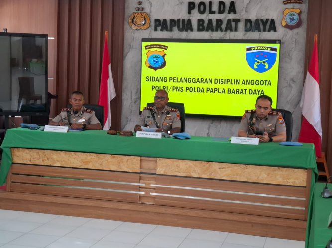 Propam Polda PBD Gelar Sidang Disiplin Terhadap Personel Mangkir Dinas