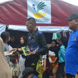 Ditpolairud Polda PBD Gelar Bhakti Sosial dan Gotong Royong Bantu Korban Kebakaran