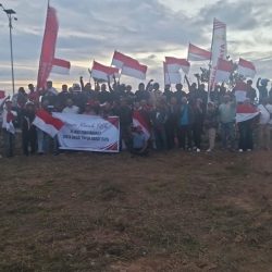 Aliansi Masyarakat PBD Cinta Damai Gelar Konvoi Merah Putih