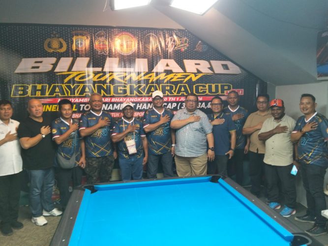 Turnamen Biliard Nine Ball Dalam Rangka Peringati HUT Bhayangkara ke-80