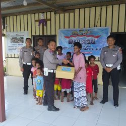 Ditlantas Polda PBD Anjangsana Ke Panti Asuhan Peringati HUT Bhayangkara ke-80