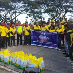 Sosialisasi Tertib Berlalu Lintas Sekaligus Pemberian Sembako