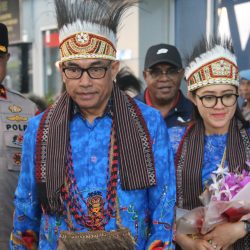 Kapolda Papua Barat Daya Brigjen Pol. Audie Sonny Latuheru, S.I.K., M.Han Disambut Meriah