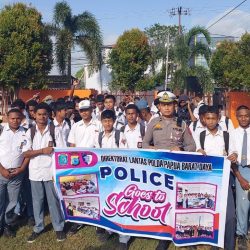 Ditlantas Polda PBD Tanamkan Disiplin dan Kesadaran Tertib Lalu Lintas Bagi Pelajar