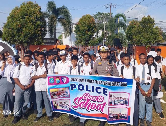 Ditlantas Polda PBD Tanamkan Disiplin dan Kesadaran Tertib Lalu Lintas Bagi Pelajar
