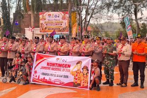 Dirbinmas Polda PBD Hadiri Upacara Pelepasan Kontingen Pramuka Menuju Jambore Nasional Dirbinmas Polda PBD Hadiri Upacara Pelepasan Kontingen Pramuka Menuju Jambore Nasional