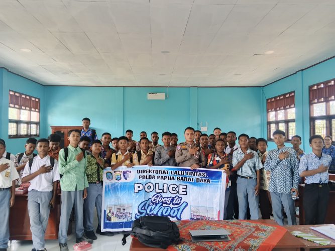 Ditlantas Polda PBD Tingkatkan Kesadaran Tertib Berlalu Lintas Bagi Pelajar