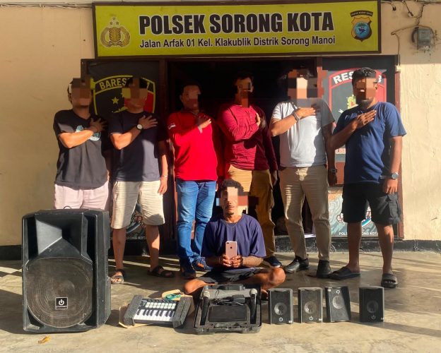 Team Macan Polsek Sorong Kota Berhasil Ringkus Pelaku Curat