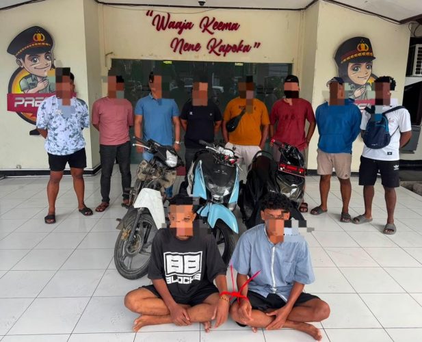 Team Mangewang Polresta Sorong Tangkap Dua Pelaku Curanmor