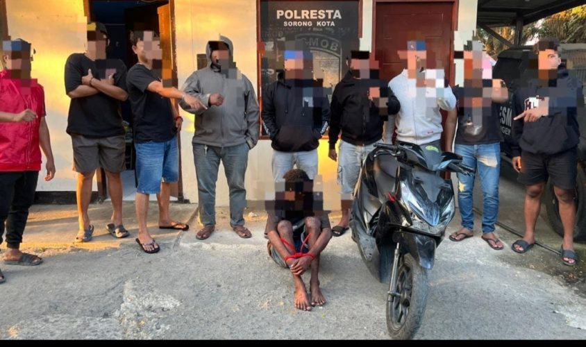 Team Mangewang Polresta Sorong Kota Tangkap Pelaku Curas